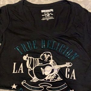 Black true religion T-shirt